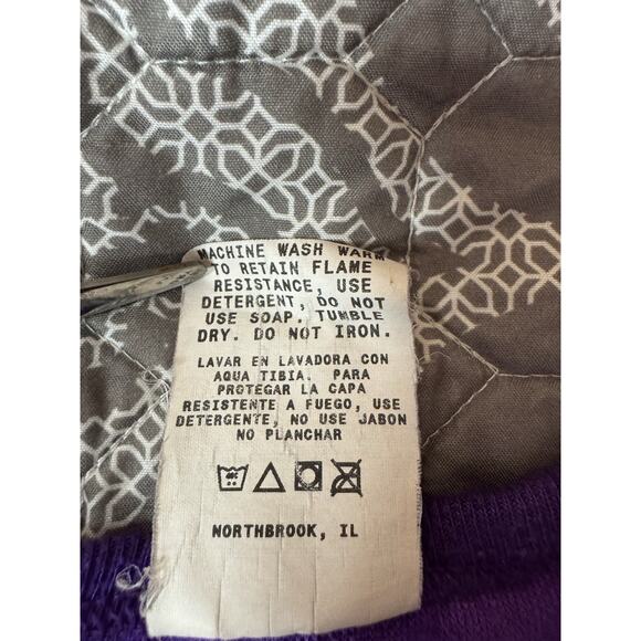 Rare Vintage Sz 6 Wormser Winnie The Pooh Piglet Zip Up Purple Pajamas Sleeper - Picture 4 of 11